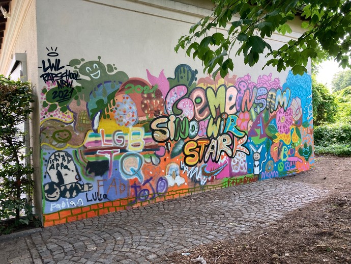 Bild zeigt Graffiti